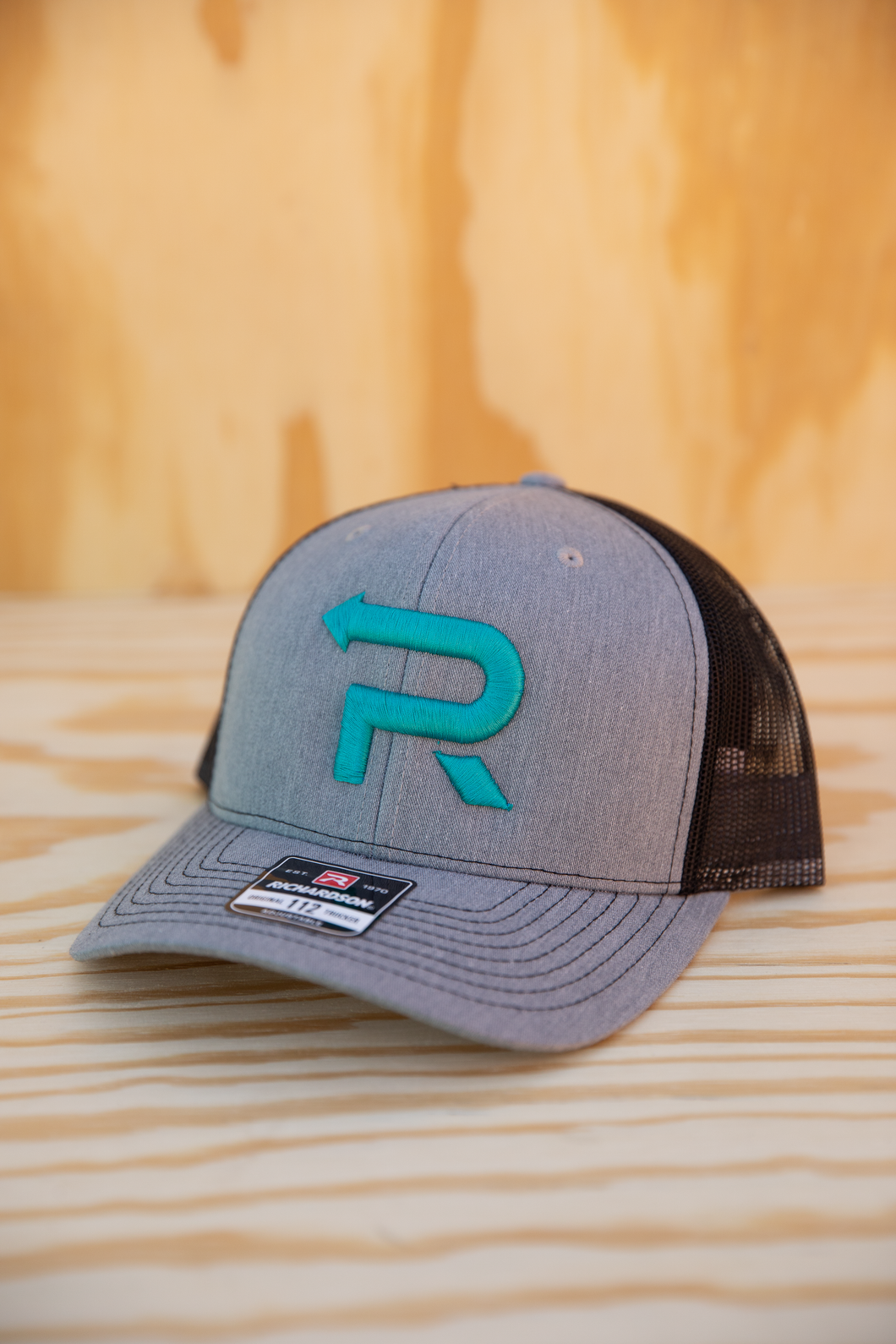 Heather Grey Sky Blue PR Hat