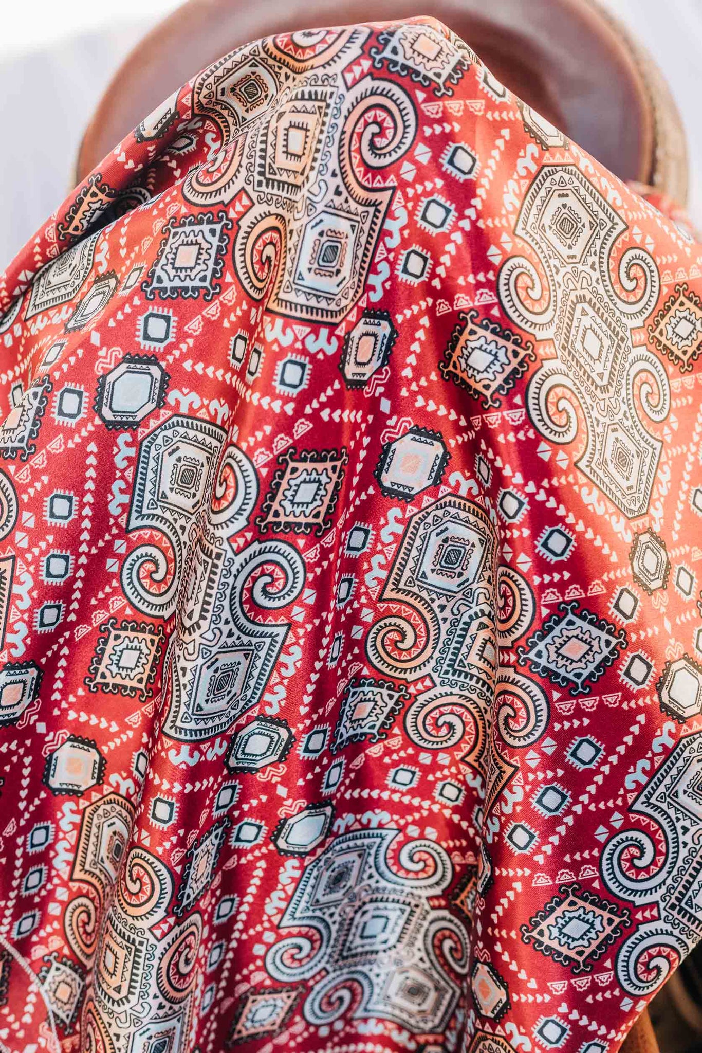 Red Aztec Wild Rag – ProRate Equine