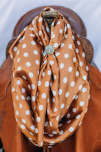 Load image into Gallery viewer, Latte Penny Polka Dot Wild Rag

