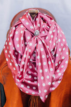 Load image into Gallery viewer, Pink Blush Penny Polka Dot Wild Rag
