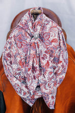 Load image into Gallery viewer, Light Blue Blush Paisley Wild Rag
