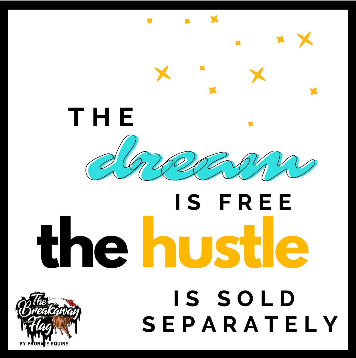 Free Dreams Breakaway Flag (College/Open/Pro) – ProRate Equine