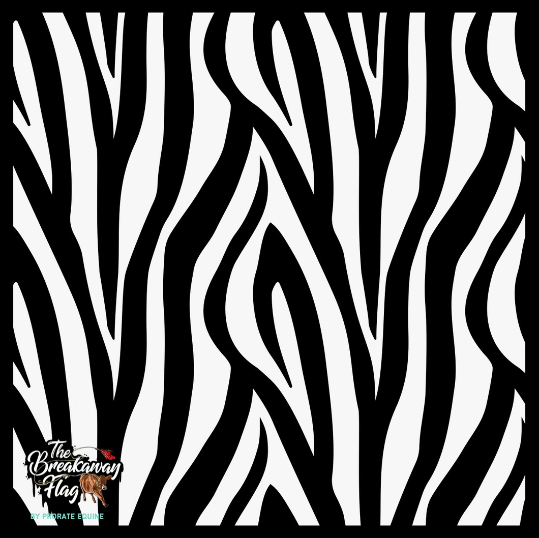 Zebra Breakaway Flag (College/Open/Pro)