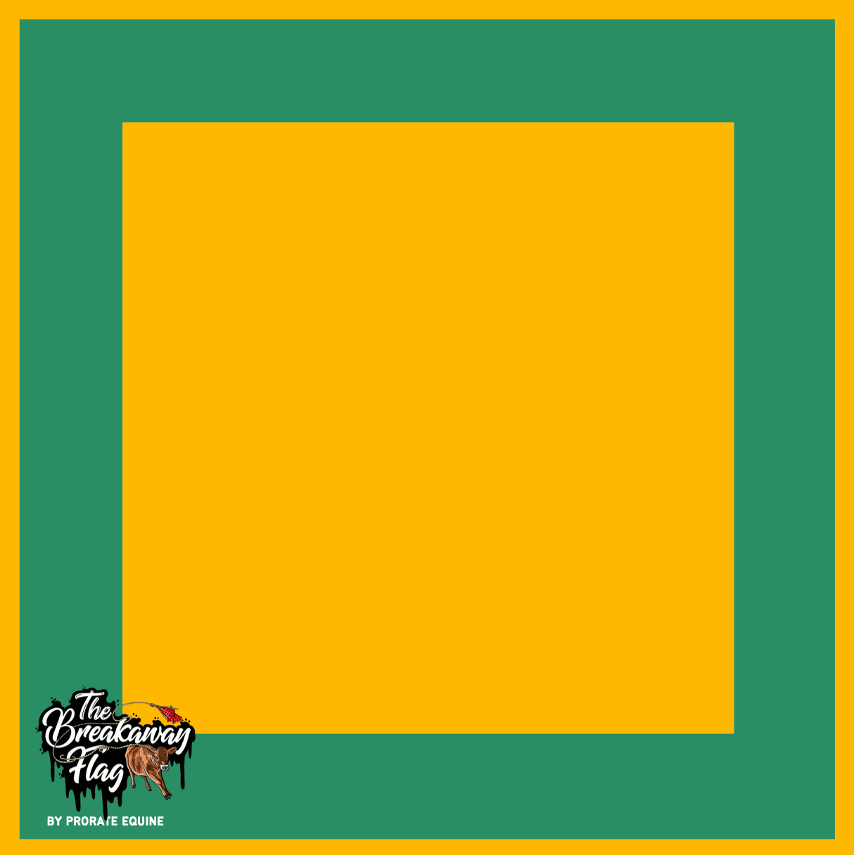 BLACK FRIDAY Gold Green Square Breakaway Flag (College/Open/Pro ...