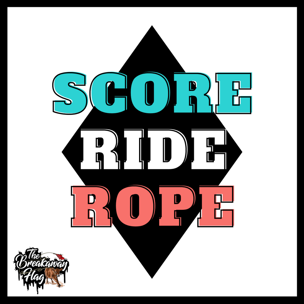 Score Ride Rope Breakaway Flag (College/Open/Pro)