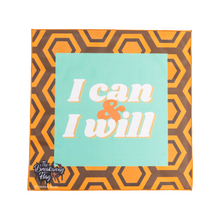 Load image into Gallery viewer, CLEARANCE - I Can &amp; Will - Gold Breakaway Flag (College/Open/Pro)
