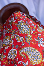 Load image into Gallery viewer, Red Large Paisley Wild Rag
