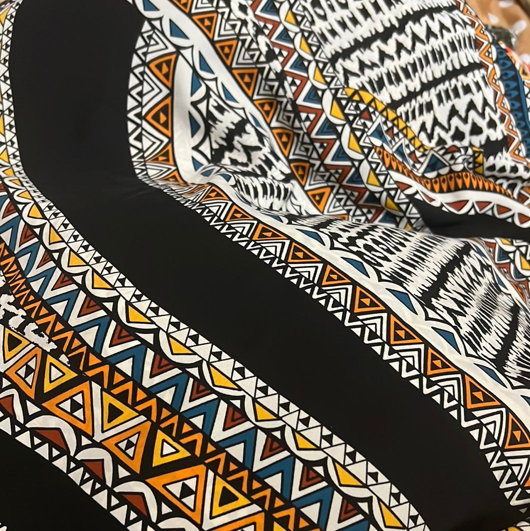 Black African Aztec Wild Rag