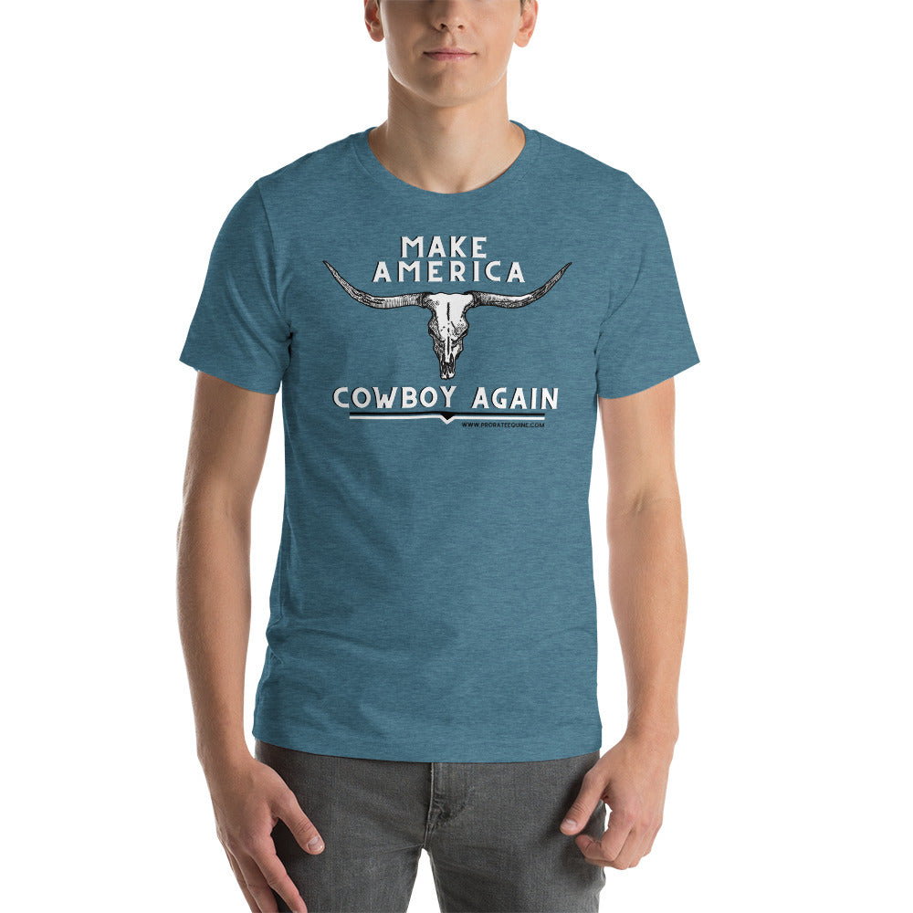 Make America Cowboy Again Western Graphic T-Shirt